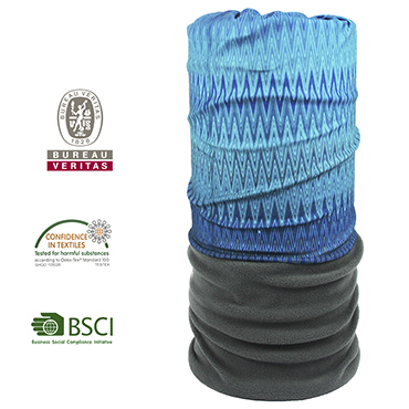 Multifunktionstuch mit Fleece