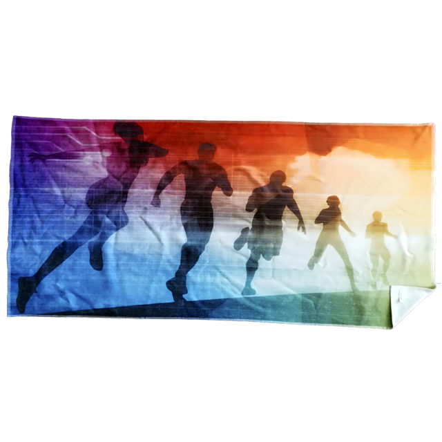 Frotteetuch Zwirnvelour mit Fotodruck