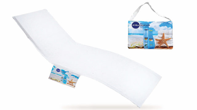 Strandtuch, Badetuch mit Tragegriff