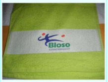 Walkfrottiertuch mit Druck