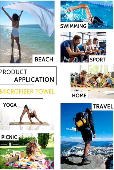 Microfasertuch für den Sport