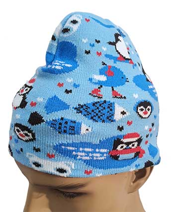 Werbebeanie mit Einwebung