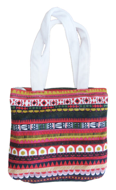 Badetasche, Strandtasche mit Badetuch, Druck und Henkel