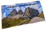Frotteetuch, Strandtuch, Badetuch aus Mikrofaser mit Fotodruck "Sellajoch"